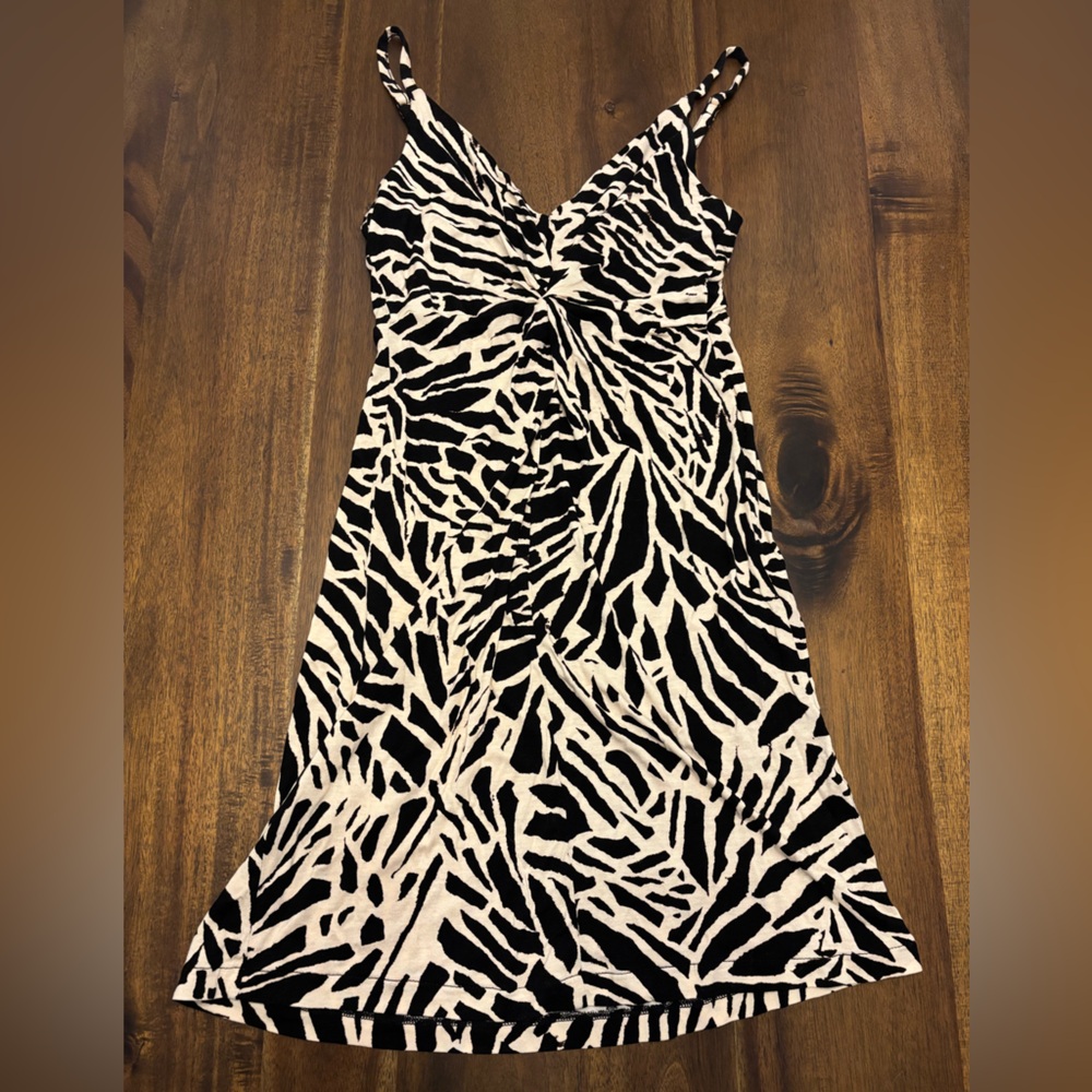 3/$12 H&M Zebra Print Sleeveless Dress